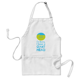I Have a Giant Head Adult Apron
