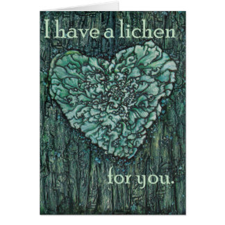 I Have a Lichen for You Cards