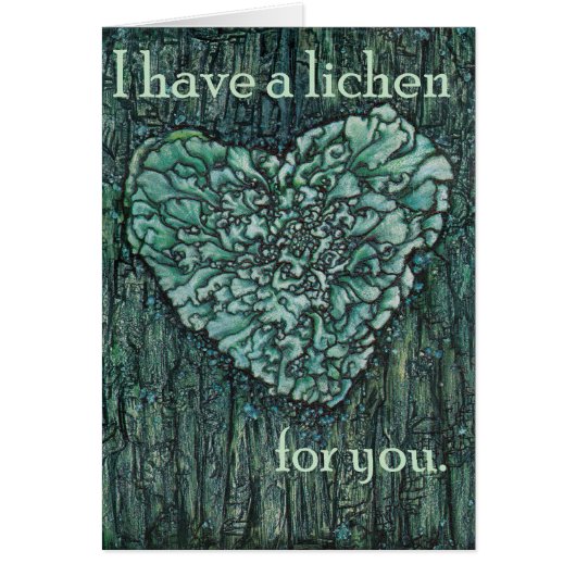 I Have a Lichen for You Cards (Front)