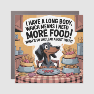 I Have A Long Body Car Magnet