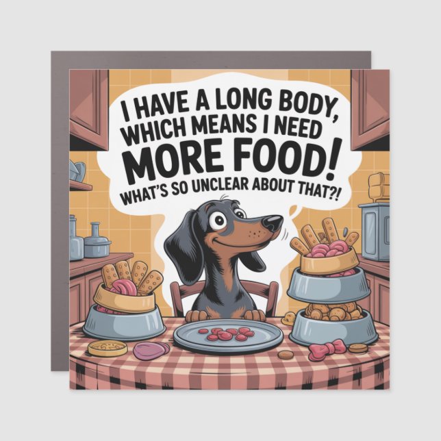 I Have A Long Body Car Magnet (Front)