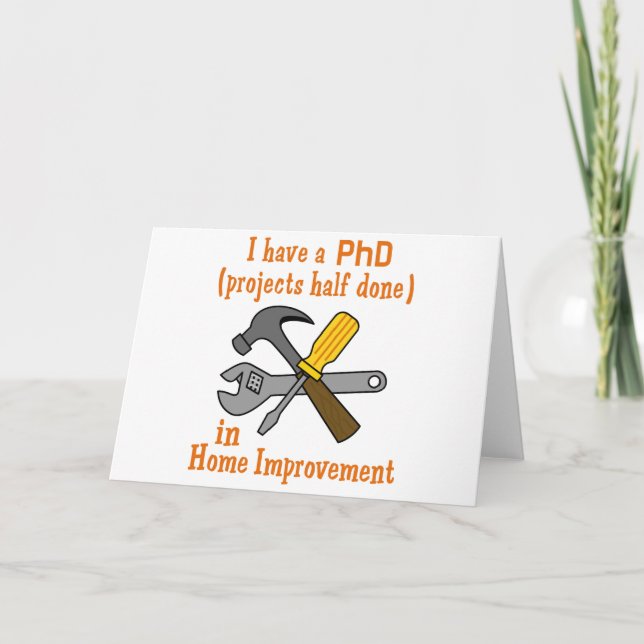 I Have a PHD Card (Front)