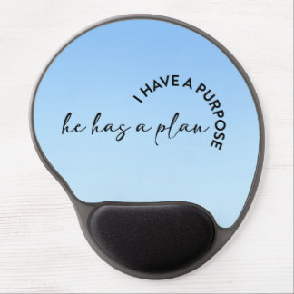 I have a purpose he has a plan Christian Mouse Pad