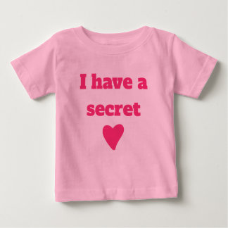 I have a secret, big sister cpersonalizable date baby T-Shirt