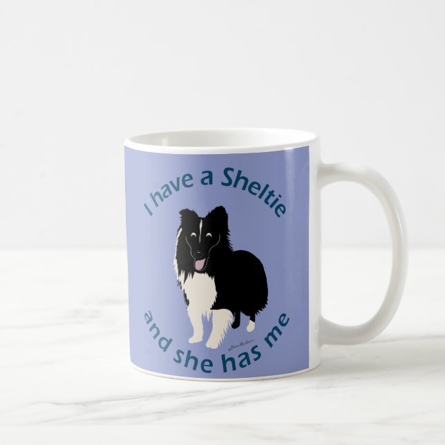 I Have A Sheltie Coffee Mug (Right)