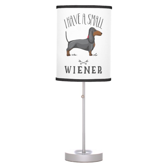 I have a small wiener table lamp (Front)
