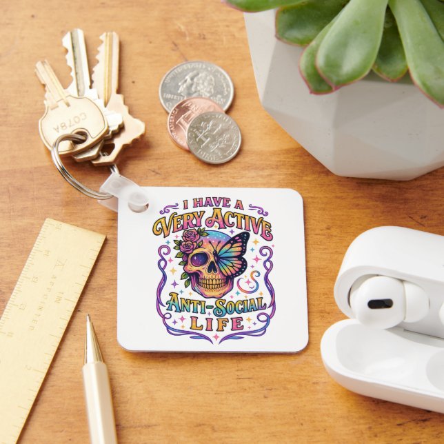 I Have A Very Active.... Keychain (Desk)