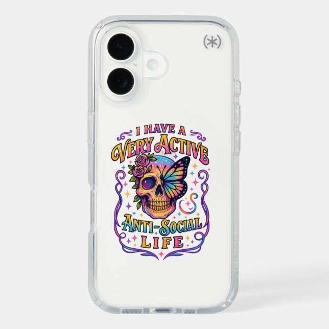 I Have A Very Active.... Speck iPhone Case (Front)