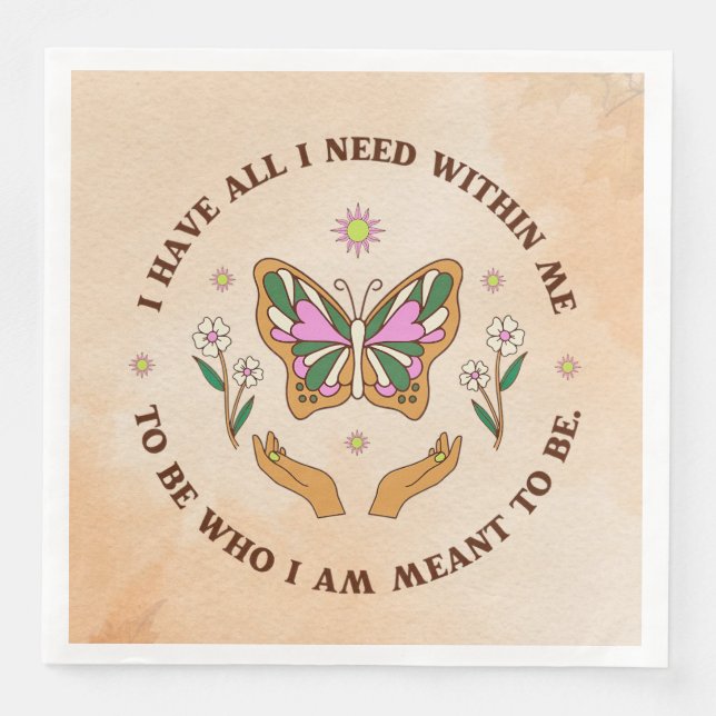 I Have All Paper Dinner Napkins (Front)
