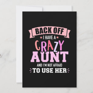 I Have An Aunt Save The Date