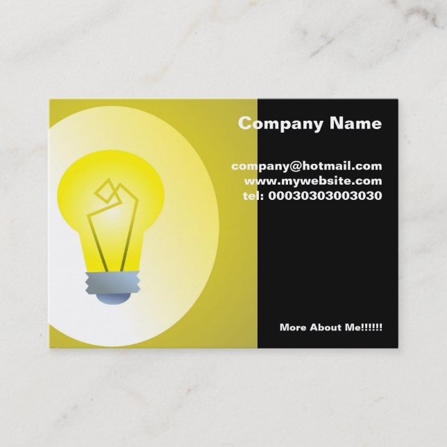 I Have An Idea Business Card (Front)