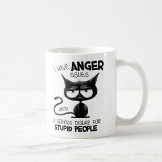 I Have Anger Issues Funny Cat Lover Gift Coffee Mug