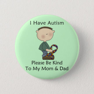 I Have Autism (boy) Button