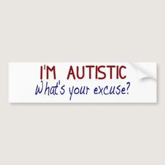 I Have Autism Bumper Sticker