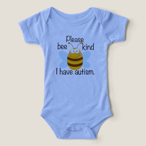 I Have Autism Cute Bee Pun Infant T_shirt