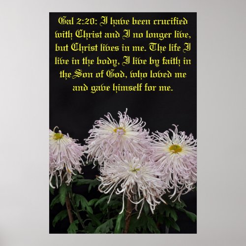I have been crucified with Christ Poster