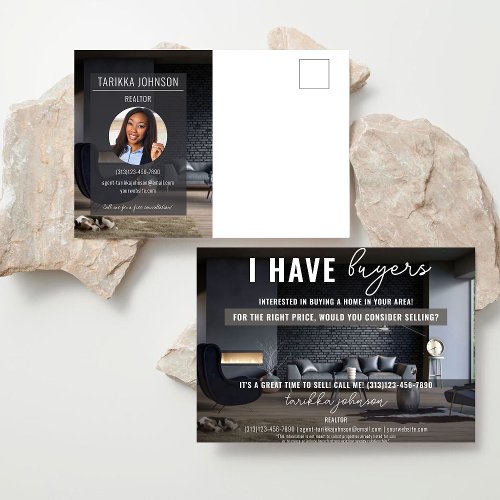 I Have Buyers Real Estate  Holiday Postcard