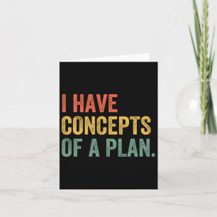 I Have Concepts Of A Plan Trump Kamala Harris Elec Card
