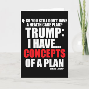 I Have... Concepts Of A Plan Voting Trump 2024 Ele Card