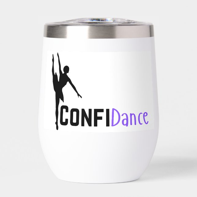 I have ConfiDance! - Dance Thermal Wine Tumbler (Front)
