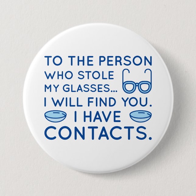 I Have Contacts Button (Front)