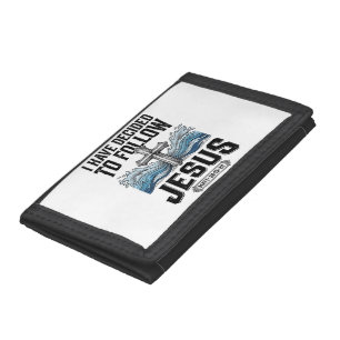 I Have Decided To Follow Jesus Vintage Shirt Tri-fold Wallet