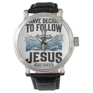 I Have Decided To Follow Jesus Vintage Shirt Watch