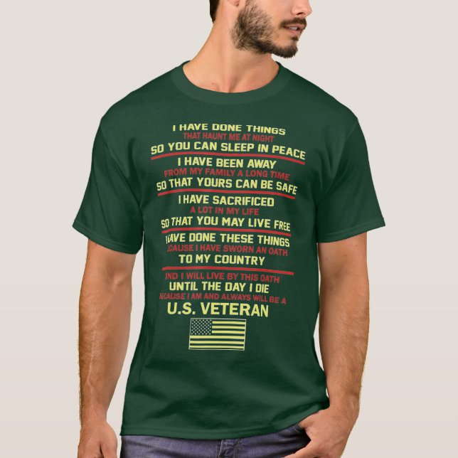 I Have Done Things That Haunt Me At Night T-Shirt (Front)