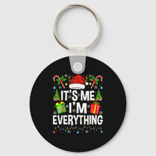 I Have Everything I Need Couples Pajamas Christmas Keychain