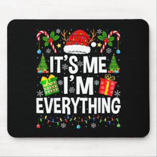 I Have Everything I Need Couples Pajamas Christmas Mouse Pad
