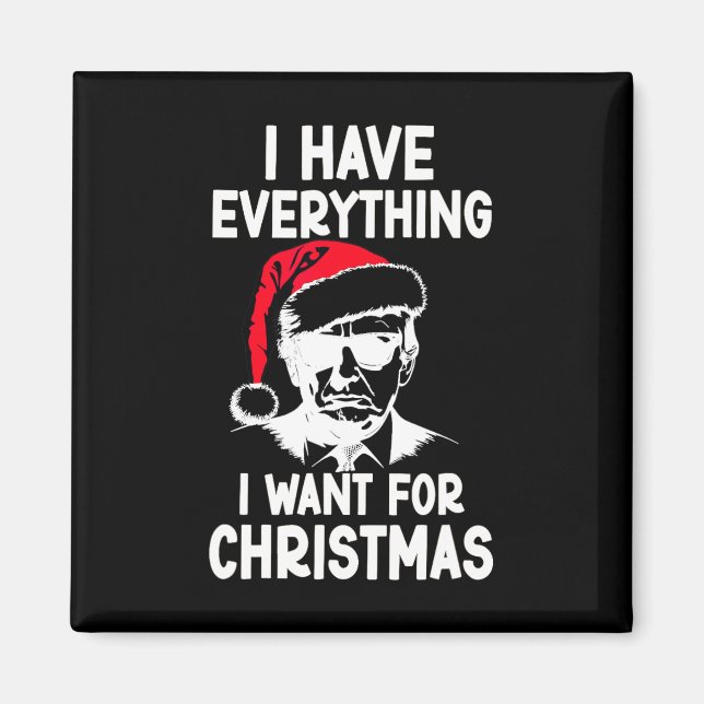 I Have Everything I Want For Christmas 2024  Magnet (Front)