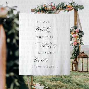 I Have Found The One Quote Wedding Backdrop Banner