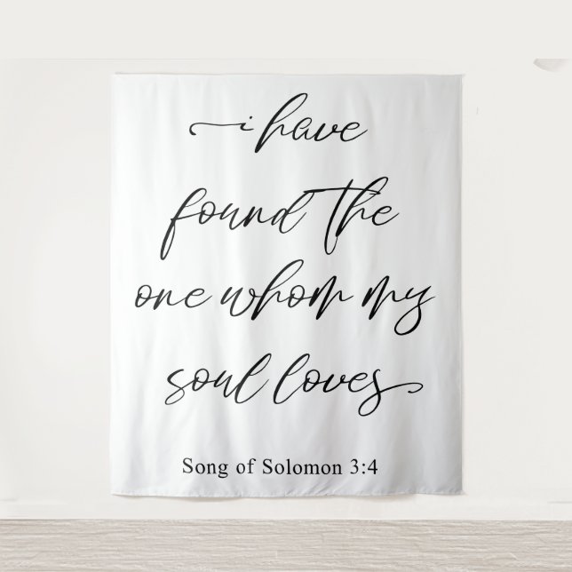 I Have Found the One wedding Backdrop (Front)