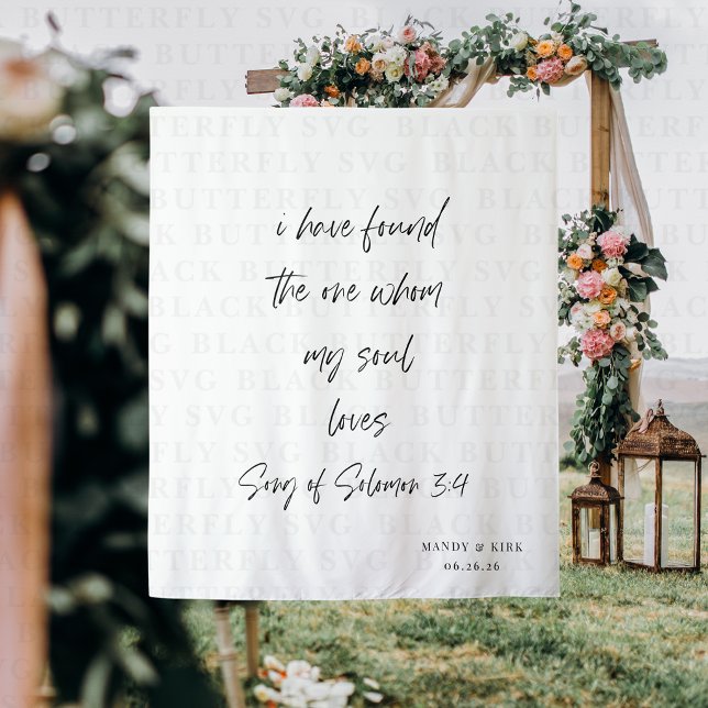 I Have Found the One Wedding backdrop banner (Creator Uploaded)