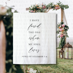 I Have Found the One Wedding Backdrop Banner Song
