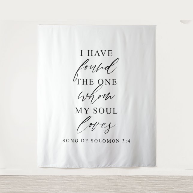 I Have Found the One Wedding Backdrop Decor (Front)