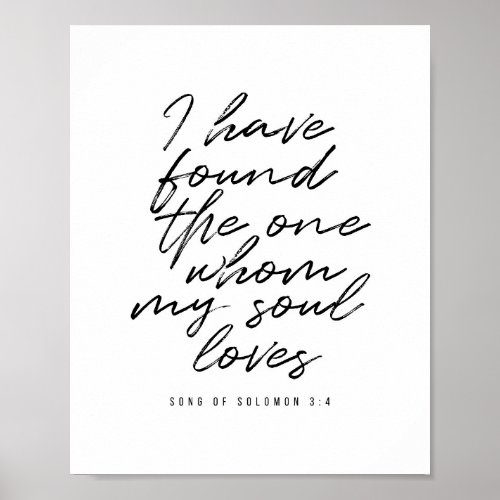 I Have Found the One Whom My Soul Loves  Poster