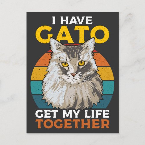 I Have Gato Get My Life Together Postcard
