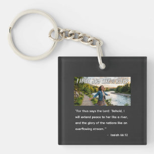 I Have Got Joy Like a River Keychain