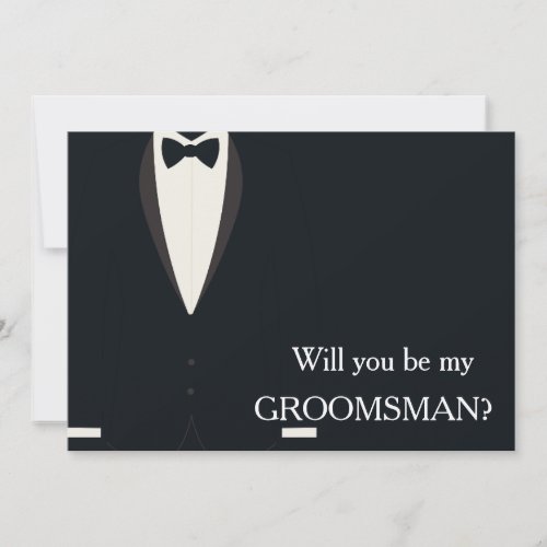 I have got the girl will you be my Groomsman Invitation