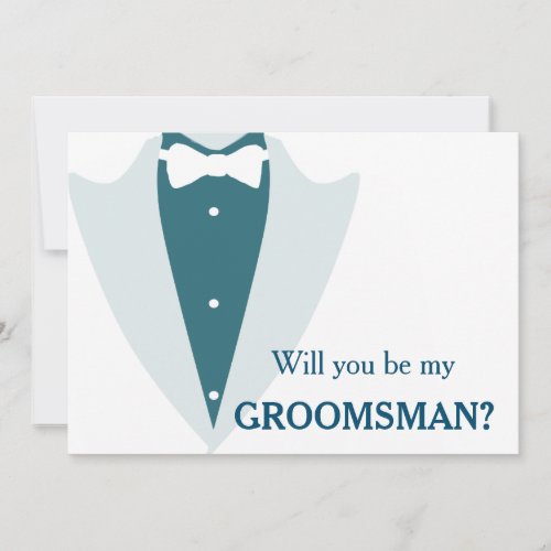 I have got the girl will you be my Groomsman Invitation