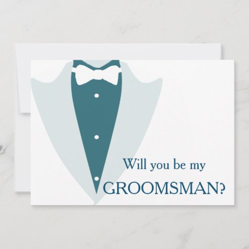 I have got the girl will you be my Groomsman Invitation