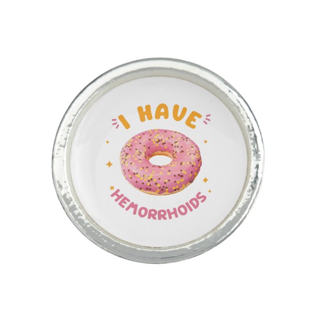 I have hemorrhoids ring (Front)