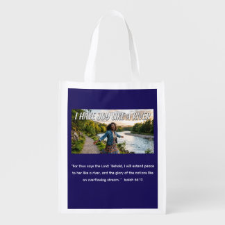 I Have Joy Like a River Grocery Bag