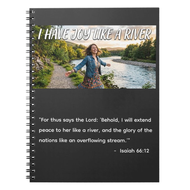 I Have Joy Like a River Notebook (Front)
