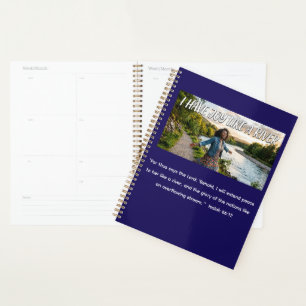 I Have Joy Like a River Spiral Photo Notebook