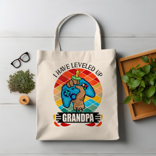 I Have Leveled Up to Grandpa Tote Bag
