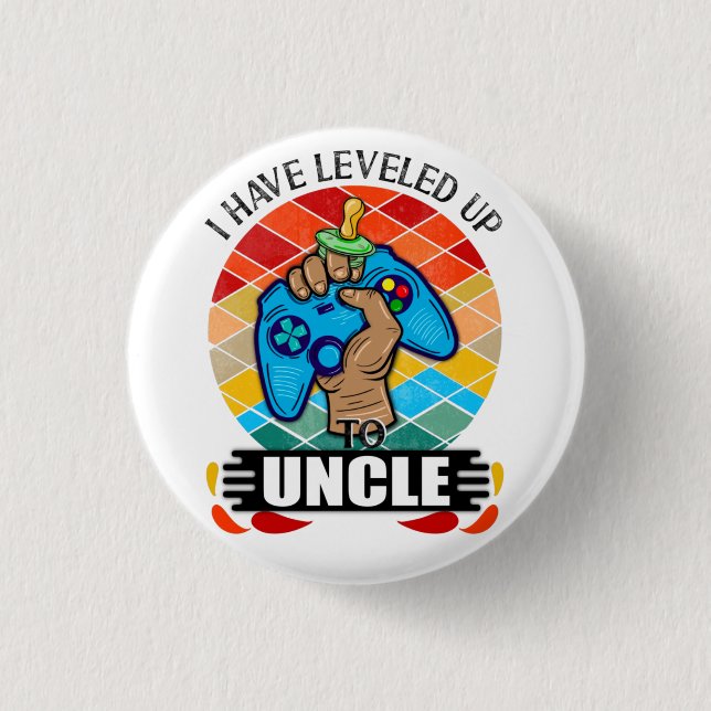 I Have Leveled Up to Uncle, Pregnancy Announcement Button (Front)