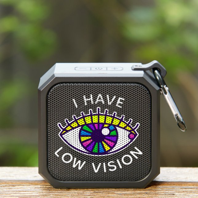 I Have Low Vision Visually Impaired Blind Eyeball Bluetooth Speaker (Insitu(Outdoor))