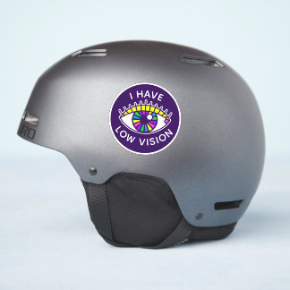 I Have Low Vision Visually Impaired Blind Eyeball Sticker